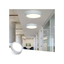 Cata 18 W Led Panel - Beyaz 6500k - Yuvarlak - Beyaz-s/ü-ct-5233b