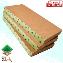 Sdf Kereste Kedi Tırmalama Kartonu Düz 3'lü 23 x 47 x 4 CM