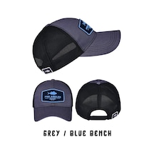 Fujin Pro Angler Grey + Blue Bench Şapka Çok Renkli