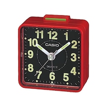 CASIO TQ-140-4DF ALARMLI KIRMIZI MİNİ ÇALAR MASA SAATİ
