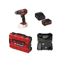 Einhell TP-CD 18/50 Li-I BL Solo Akülü Vidalama + 1 x 4 AH Akü Ve 103 Parça Uç Seti Çanta Dahil