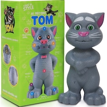 Konuşan Kedi Tom Ses Kaydeden Müzikli 20 Cm