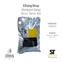 Strong Wrap strong Bandaj 100 MM x 488 CM 0.5 M²