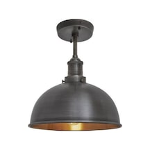 Mylights Retro Rustik Tavan Avize Rustik Avize Mat Siyah 30C
