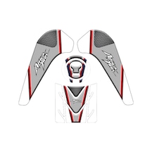 GOGO TANK PAD 004 GRİ-BEYAZ-KIRMIZI HONDA AFRICA TWIN
