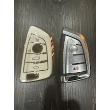 Gma Keys Bmw G30,g20,g10,g40 Vb.smart Nano Yüksek Kalite Silikon Kumanda Kılıfı Beyaz