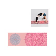 Sones Taşınabilir Baskılı Kaymaz Çevre Koruma Yoga Minderi Örtüsü Aziz Serene 185 X 63cm
