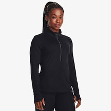 Under Armour Launch Pro Half Zip Kadın Siyah Koşu Sweatshirt 1379349 Siyah