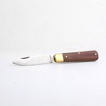 Cemil Erişen Bursa Kamp Çakı No:1 - 15,5 Cm , Ahşap Sap, Perçinli, Tek Sarı