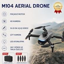 M104 Drone,fırçasız Motorlu, Engel Aşabilen,uzun Aydınlatmalı,brushless Motorlu 4k Akıllı Drone-1477