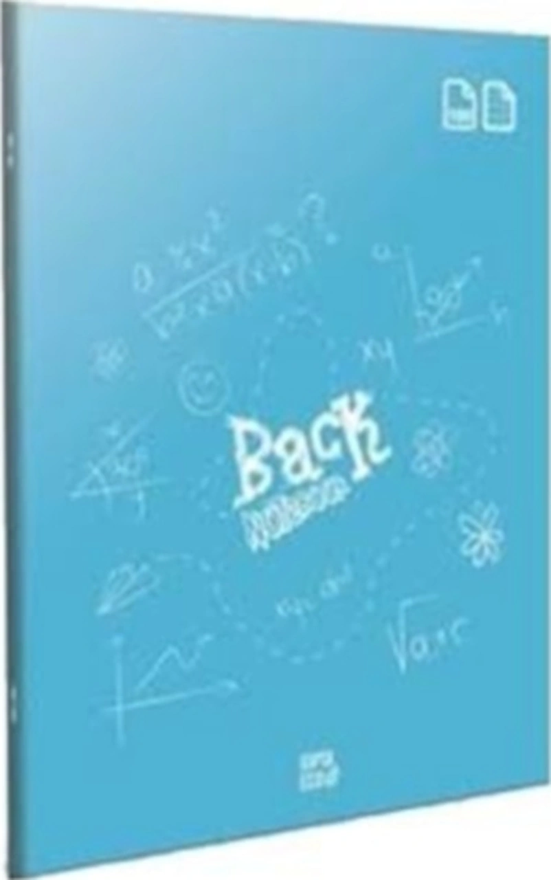 Eko Back Tel Dikişli Pp Kapak A4 60 Yarak Kareli Defter