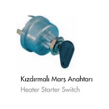 KIZDIRMA'LI MARŞ KONTAK ANAHTAR 16MM MASSEY FERGUSON EMAS KMK16