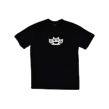 Stoned&Fame Erkek Siyah Five Finger Death Punch Baskılı T-shirt SIYAH Siyah
