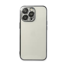 Apple iPhone Uyumlu - 13 Pro Kılıf Razer Lensli Silikon - Siyah