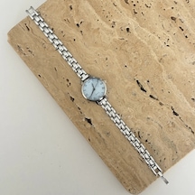 Raven Silver Mavi Saat
