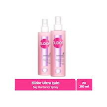 Elidor Saç Kurtarıcı Sprey Ultra Işıltı Yoğun Parlaklık 200 Ml X2