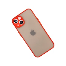 Apple iPhone Uyumlu - 14 Kılıf Montreal Silikon Kapak - Kırmızı