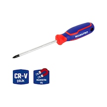 Workpro Wp221036 Pz1x100mm Cr-v Manyetik Profesyonel Yıldız Tornavida