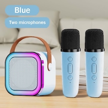 Carboon K12-2 Kablosuz Bluetooth Hoparlör Karaoke Mikrofon 5 Ses Efektli Rgb Hd Müzik Kutusu