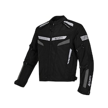 Nukrowear Stealth Pro Gri 4 Mevsim Erkek Motosiklet Ceketi