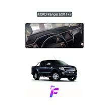 Ford Ranger 2011-2019 Uyumlu Torpido Örtüsü Yansıma Önleyici Kolay Montaj Tam Koruma F32 Gri