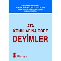 Ata Konularına Göre Deyimler