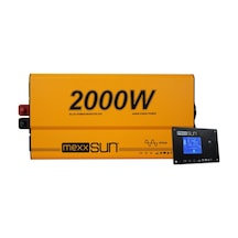 Mexxsun 12v Volt - 2000w Watt Ats Ups Şarjlı Tam Sinüs İnverter Ekranlı