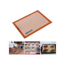 Arvale Fırınlanabilir Kendinden Yağlı Silikon Pişirme Matı / Yıkanabilir Fırın Matı 30 X 40 Cm