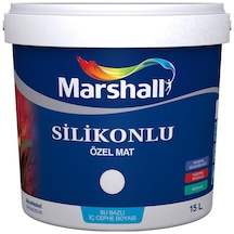 Marshall Özel Mat Duvar Boyası 15Lt=20Kg+Tam Silinebilir-Parlak-H