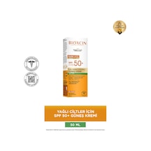 Bioxcin Sun Care Spf 50 Çok Yüksek Korumalı Güneş Kremi 50 ml Karma Yağlı Cilt - Kolajen Hyaluronik Asit