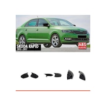 Skoda Rapid Batman Yarasa Ayna Kapağı Piano Black / 2015-2017 (Sinyalli)