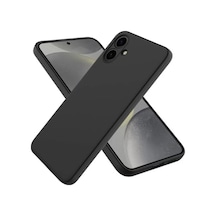 Newface Samsung Galaxy A06 Kılıf First Silikon - Siyah