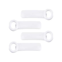 Şişe Açacaklı Beyaz Plastik Kutular - Konserve, Bira Açma İşlevi Beyaz