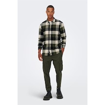 Only & Sons Onsgudmund Ls 3t Check Shırt Noos Forest