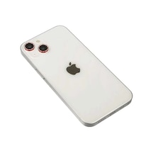 İphone 14 Diamond Kamera Lens - Kırmızı Diğer