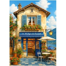 1000 Parça - Blue Door Cafe Mavi Kapılı Kafe