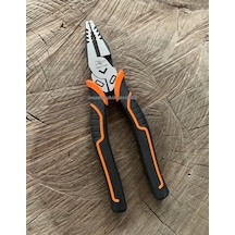 Tgt Pro 180mm Fit Pense Cobalt Çelik Pense Kombine İzoleli Çok Yönlü Pense 180mm Karbon
