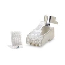 Nodar Nd2426 Cat7 Ez Rj45 Metal A Kalite Konnektör 100 Adet Plastik Kutu - Silver