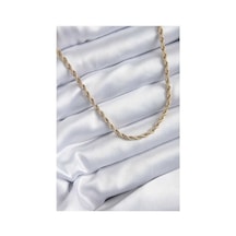 316l Çelik Gold Renk 60 Cm Burgu Model Kadın Kolye - Tj-bko7973 Evimdeyokyok