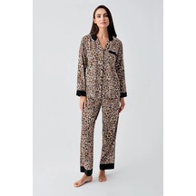 Artış 22107 Leopar Pijama Takımı 001
