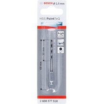 PoinTeQ 2,5mm 1/4 Adap. Metal Matkap Ucu 1'li 2608577518 Bosch