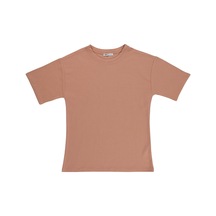 Civil Boys Basic Petek 6-9 Yaş Tişört - Pudra Koyu Somon