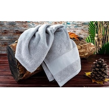 Bambum Cindy - Microcotton Banyo Havlusu Gri 90x160cm