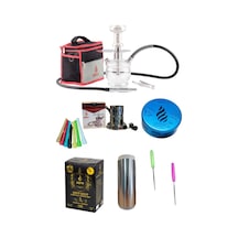 Kefo Trip Çantalı Nargile Takımı + Çelik Ocak + 1kg + Kefo Ember + Rulo Folyo + 50 Sipsi