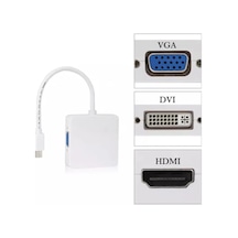 Kompakt Mini Dp Çevirici Hdmı Vga Displayport 1 Adet