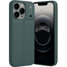 Apple Uyumlu iPhone 17 Pro Auto Focus Kapak Yeşil