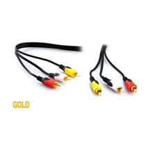 S-link Sl-rca10 3rca To 3rca 10m Gold Kablo Kdo