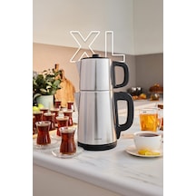 Karaca Teabig Xl 2 İn 1 Çelik Çay Makinesi Ve Su Isıtıcı