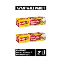 Koroplast Buzdolabı Poşeti Büyük Boy 2 Adet X 20'li - 8 Adet Tarı