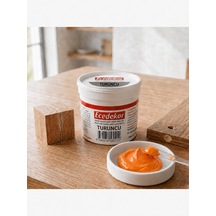 Turuncu Ahşap Tamir Macunu 200 Gr Mobilya, Parke Ve Ahşap Kapı Çatlak, Delik Ve Çizik Onarım Dolgu Macunu